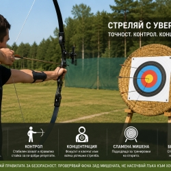 Лък Man Kung MK-RB001BK 40LBS 170FPS 