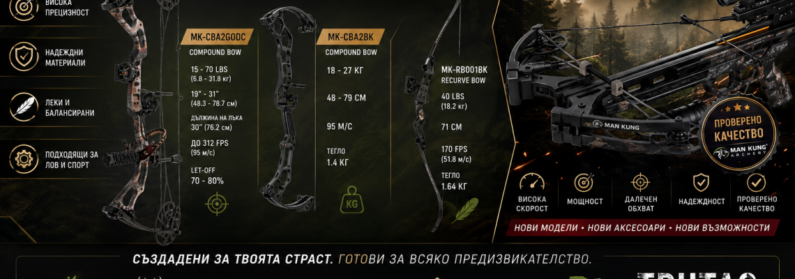 Защо Man Kung е сред най-предпочитаните марки за Archery?