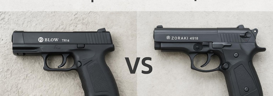 BLOW vs Zoraki – сравнение между двата водещи турски производителя на газови пистолети