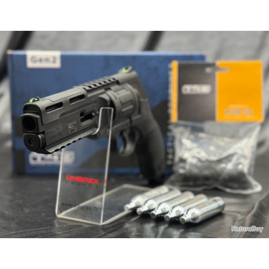 Въздушен револвер T4E TR 50L Gen2 Laser cal.50 CO2 13 Joules 6R