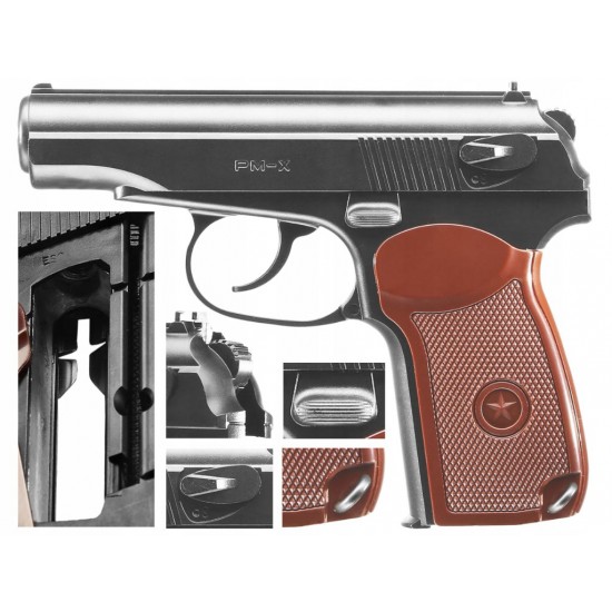 Въздушен пистолет Borner PM-X cal. 4.5mm BB