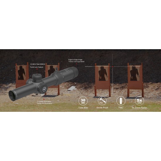 ОПТИКА VECTOR FORESTER 1-5*24 GENII