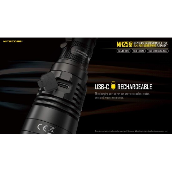 ФЕНЕР NITECORE LED MH25 1800ЛУМЕНА