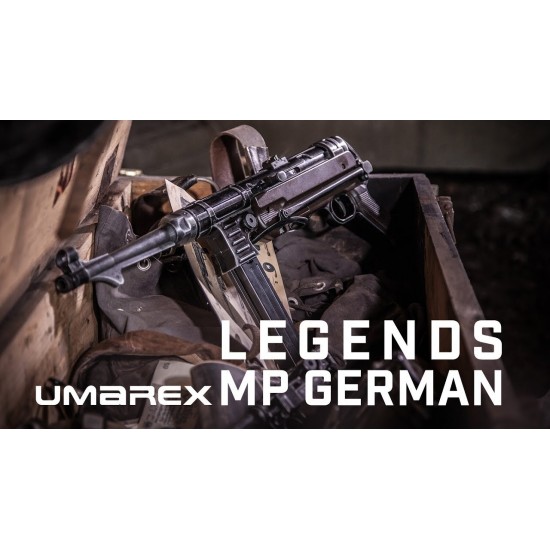 Въздушен автомат Legends MP German Legacy CO2 4.5mm BB - Автентична Реплика с Пълна