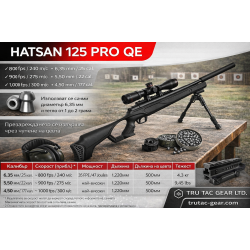 Hatsan 125 Pro QE - кал. 6,35 мм
