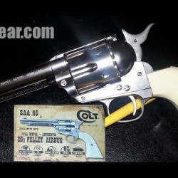 ВЪЗДУШЕН РЕВОЛВЕР COLT SА ARMY 45 НИКЕЛ CO2 4.5BB