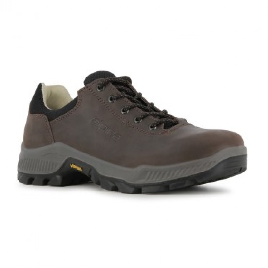 Prima Low 2.0 usnjen - Dark brown туристически обувки ALPINA