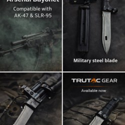 Тактически щиков нож (ножица) за AK-47 и SLR-95