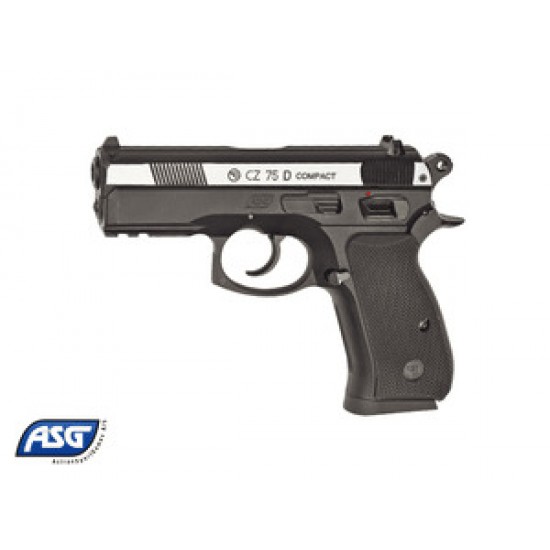 ВЪЗДУШЕН ПИСТОЛЕТ ASG CZ 75D COMPACT ХРОМ 4.5BB