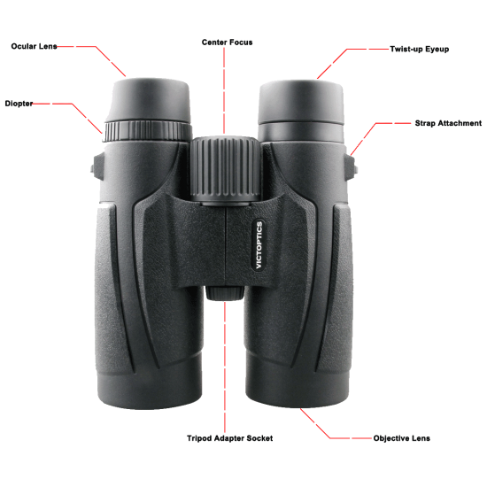 БИНОКЪЛ VICTOPTICS 10X42