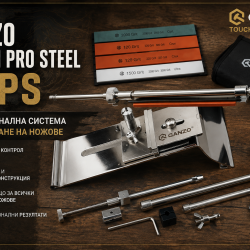 ТОЧИЛО GANZO TOUCH PRO STEEL GTPS