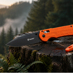 НОЖ GANZO G7453P-BK-WS