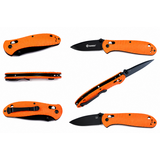 НОЖ GANZO G7393P-OR