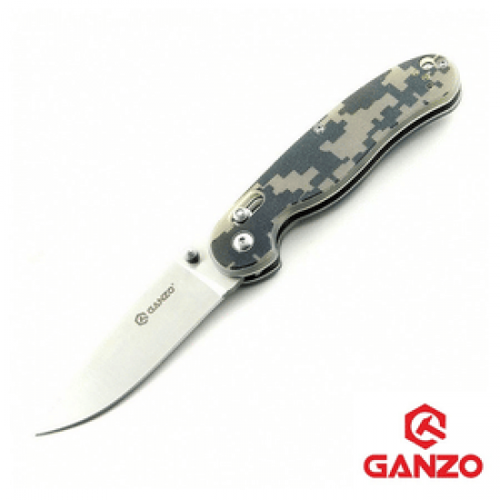 Сгъваем нож Ganzo – острие 440C, дръжка G10 и клипс