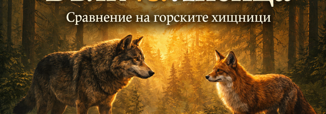 Вълк vs.Лисица: Сравнение на горските хищници