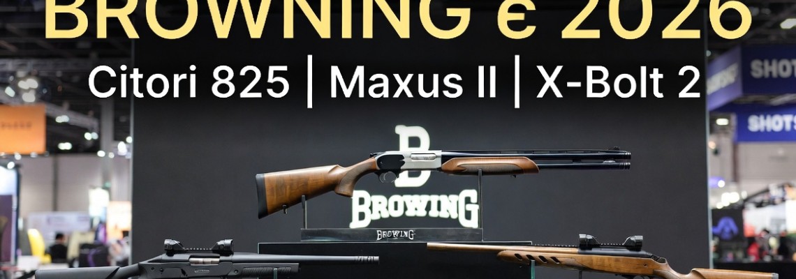 Browning на SHOT Show 2026 – Нови модели, които трябва да видите