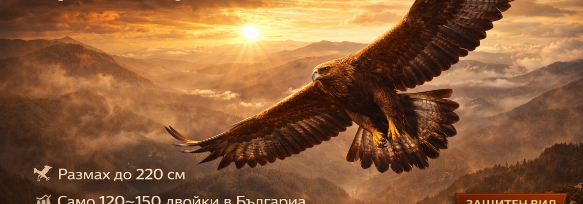 Скалният орел – царят на небето и неговият статут на защитен вид в България