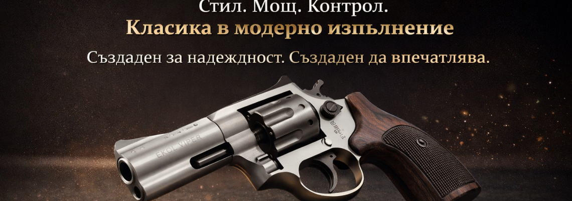 Револвер Ekol Viper 4.5″ Satina 9mm – Стил, мощ и сигурност