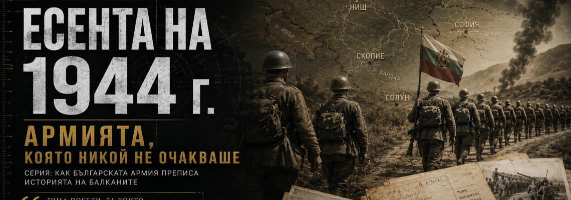 Есента на 1944 г.: Как Българската армия преписа историята на Балканите