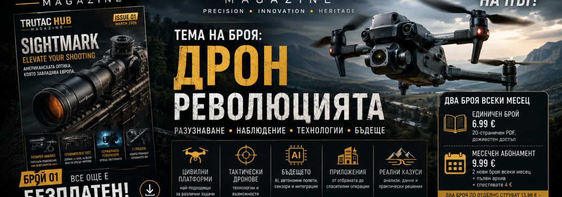 Революцията на дроновете идва в TRUTAC HUB Magazine