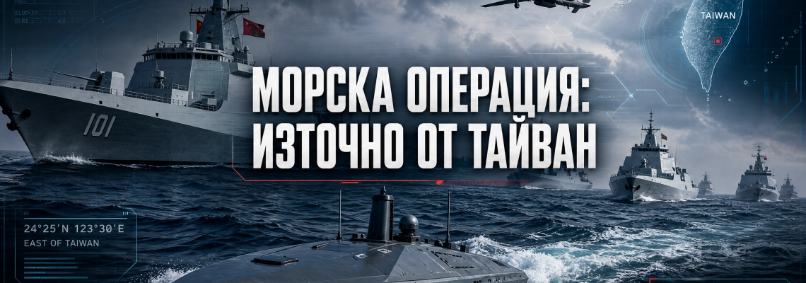 Пекин обяви мащабна морска операция източно от Тайван: Контрол, безопасност и сигурност в дълбоките води