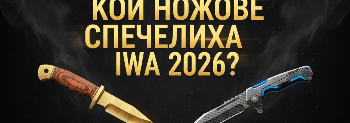 Тенденции при хладното оръжие и наградите от IWA 2026