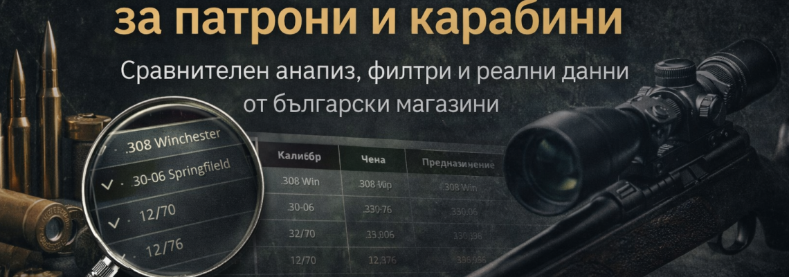 Кои са най-добрите патрони и карабини за вашия лов? Ръководство за разумен избор в България