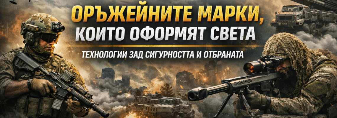 Оръжейните марки, които оформят света: технологиите зад съвременната сигурност и отбрана