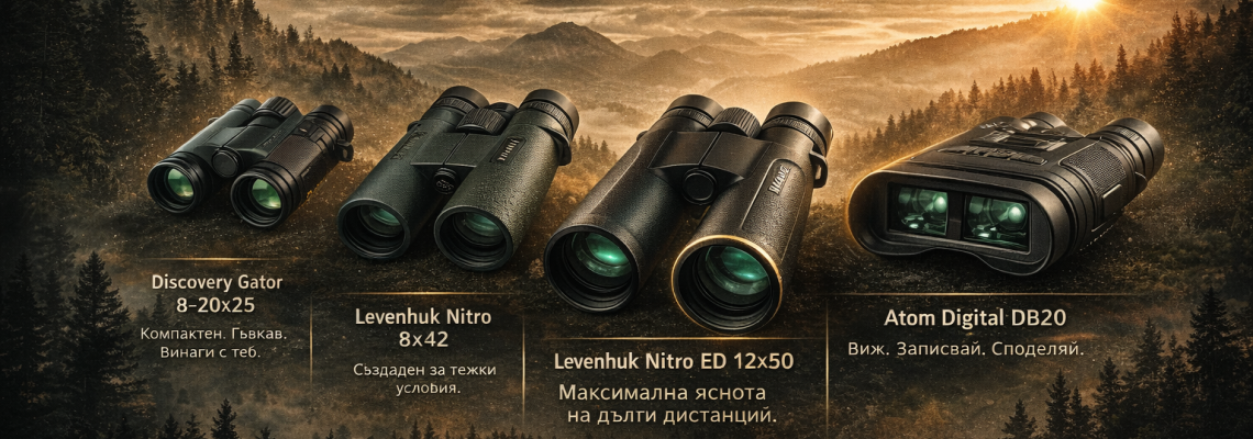 Levenhuk – Нови попълнения в гамата бинокли (2026)