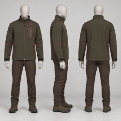 Яке Percussion - Softshell jacket, Khaki/Brown