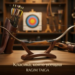 RAGIM TAIGA – 48" ориентиралски лък от орех и черен фибростъкло