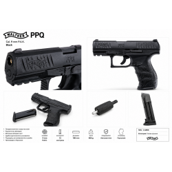 Газов пистолет WALTHER PPQ M2 black, cal. 9mm.