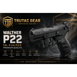 Газов пистолет Walther P22 black cal. 9mm.