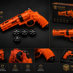 Револвер за самозащита Walther P2P HDR 68 с CO2, cal. .68 16 J orange