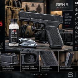 Въздушен пистолет Glock 17 с СО2, 
