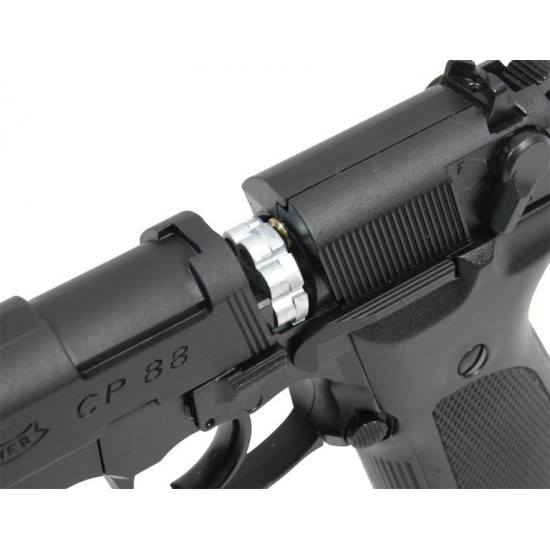 Въздушен пистолет Walther CP88 с СО2, cal. 4,5 mm /black/