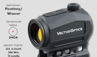 Vector Scrapper 1x25 Gen II 2MOA RD – ултра-лек бързомер за динамична стрелба