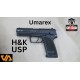 AIRSOFT HECKLER & KOCH,GBB,GAS,ЧЕРЕН USP .45 