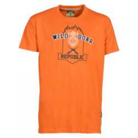 Тениска Percussion - Wild Boar Republic T-shirt II, Khaki