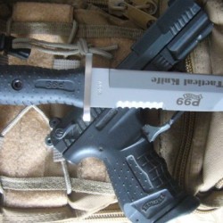 Walther P99  тактически нож с остриe 440C, 140 mm  TRU TAC GEAR