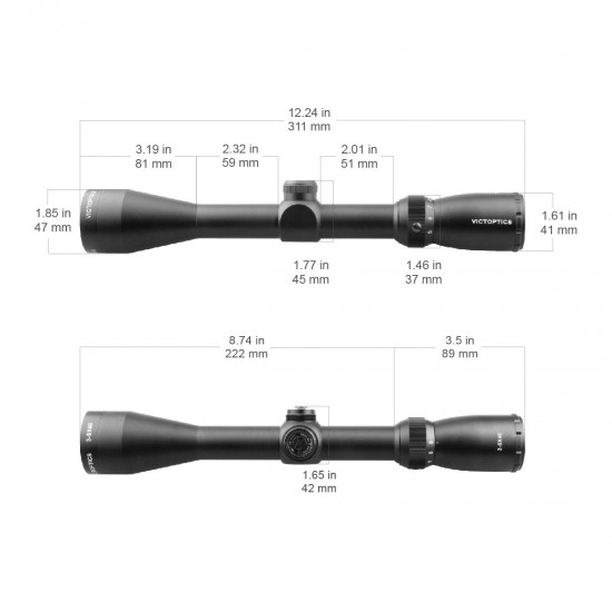 ОПТИКА VICTOPTICS B3 3-9X40 1” SFP DOVETAIL 11ММ
